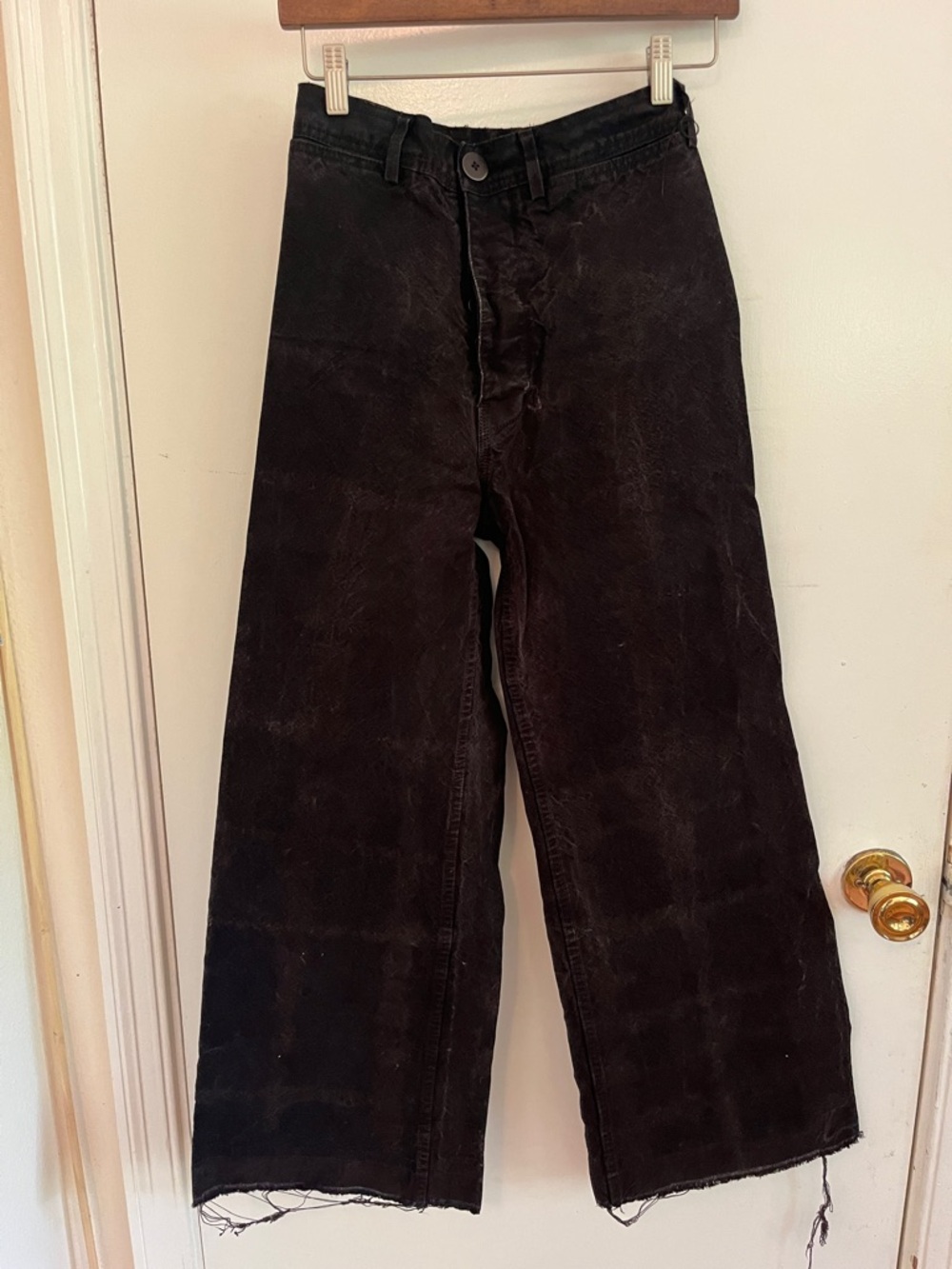 Jesse Kamm Black Wide-Leg Pants